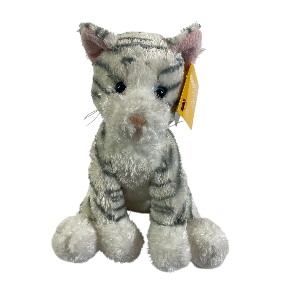 Kohls Cares Gray Stripe Tabby Cat Plush 11" Stuffed Toy Lovey